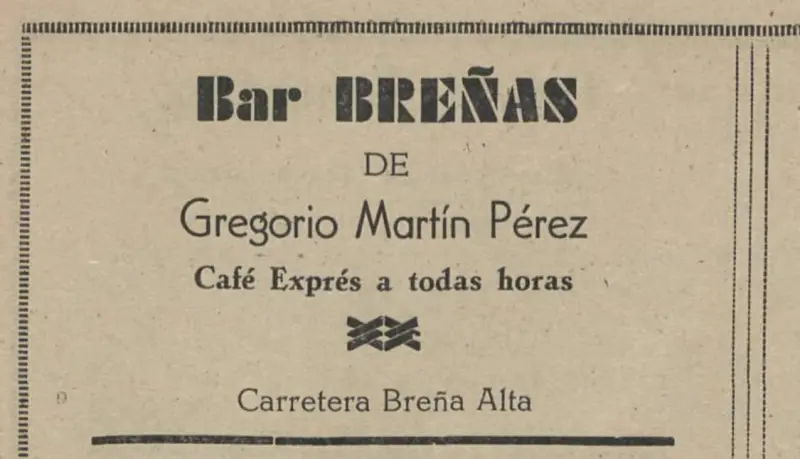 Publicidad La Palma, 1952